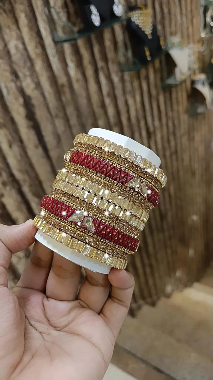 Bridal Wear Zig Zig Mini Bangles Set Wholesale Shop In Surat

